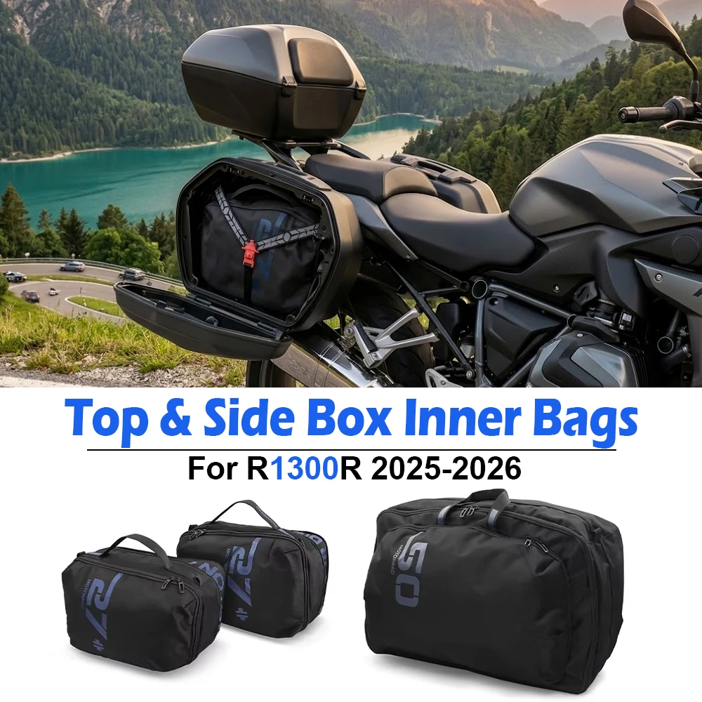 For BMW R1300R R1300 R R 1300 R 2025-2026 Moto Tail Case Box Rear / Side /Top Aluminium Box Luggage Inner Bags Case Liner Bag