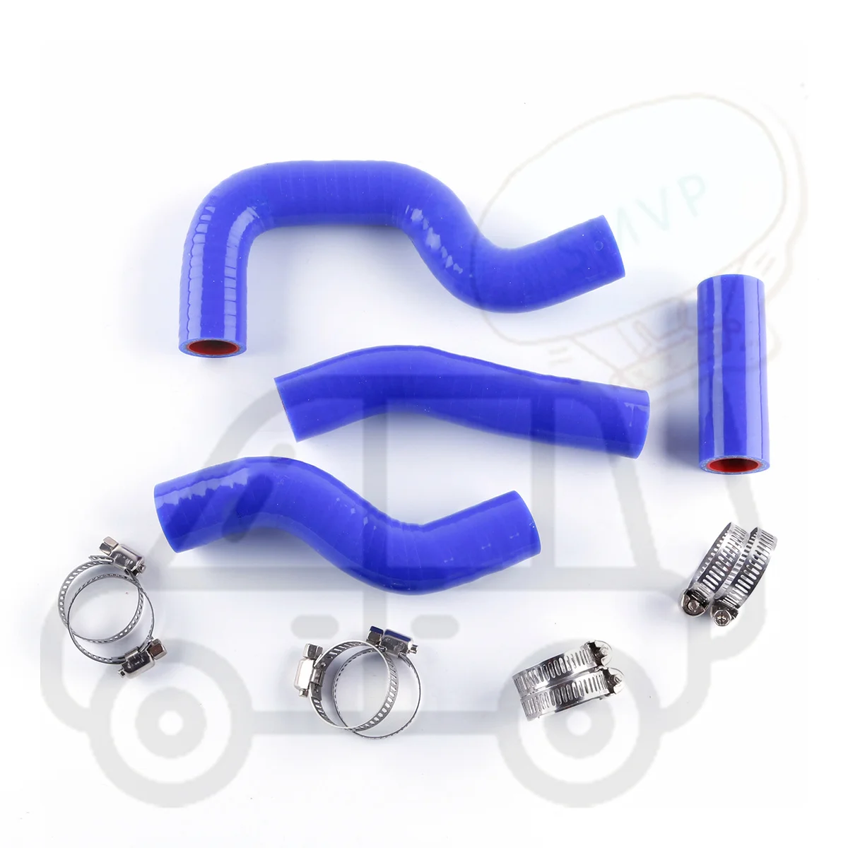 

4PCS 3PLY For 2012 2013 2014 KTM 450 Sxf 450sxf Silicone Radiator Coolant Tube Pipe Hose Clamp Kit Replacement Parts