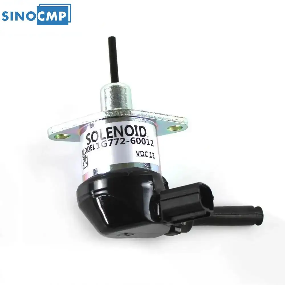 Стопорный электромагнитный клапан 12 В для двигателя Kubota V2607 V3300 V3600 V3307 SVL75 M6040DTC M7040DT 1G77260010 1G772-60014 1G772-60012 Стопорный электромагнитный клапан 12 В для двигателя Kubota V2607 V3300 V3600 V3307 SVL75 M6040DTC M7040DT 1G77260010 1G772-60014 1G772-60012