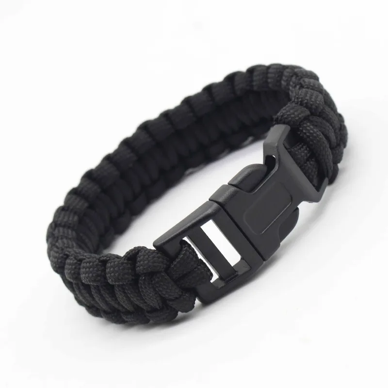 Paracord Bracelet - 7-Strand Paracord Braided Bracelet/Wristband, Outdoor Braided Cord, 7-Strand Wrist Cord & Emergency