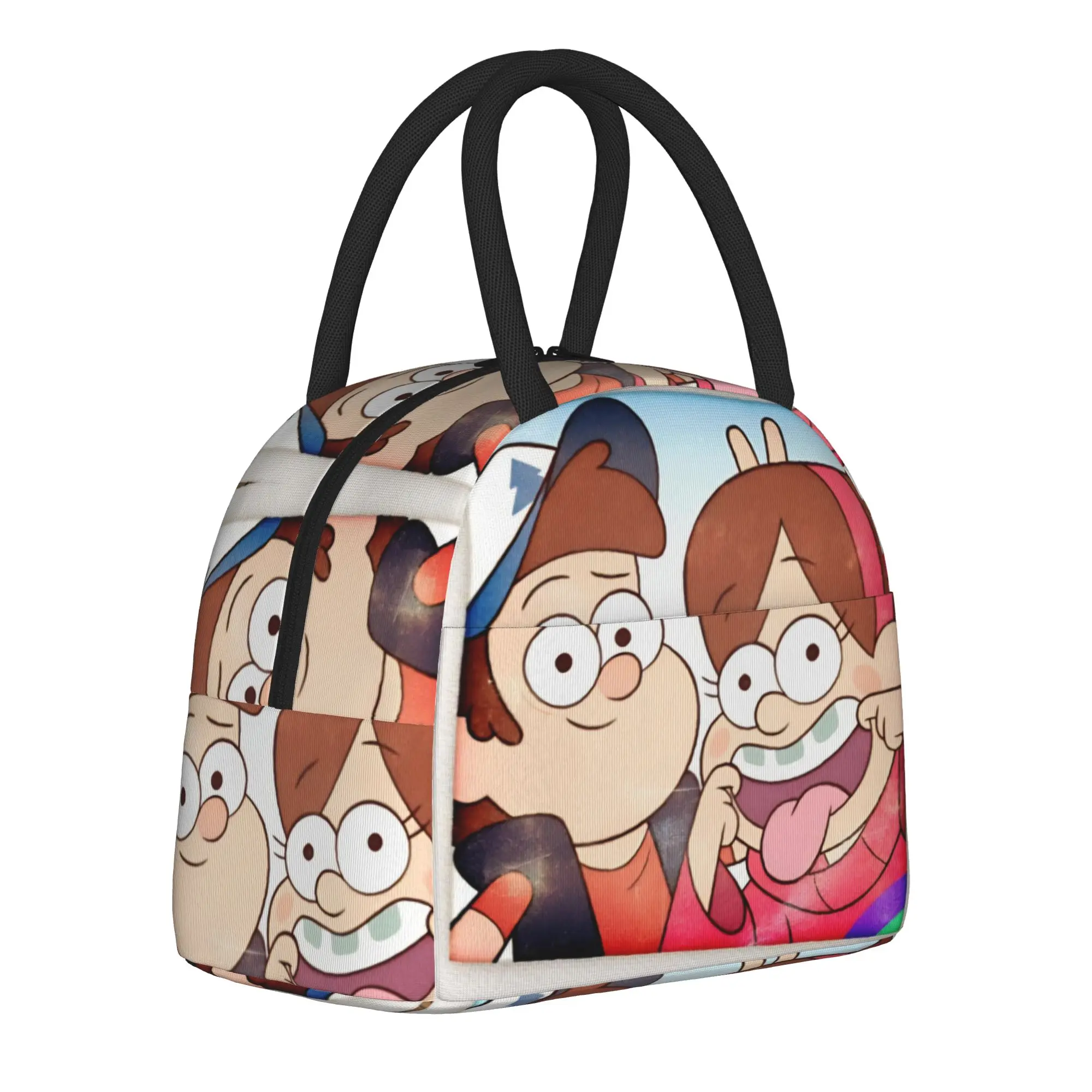 Insulated Lunch Box G-Gravity Falls Merch  Storage Food Box Causal Cooler Thermal Bento Box For School