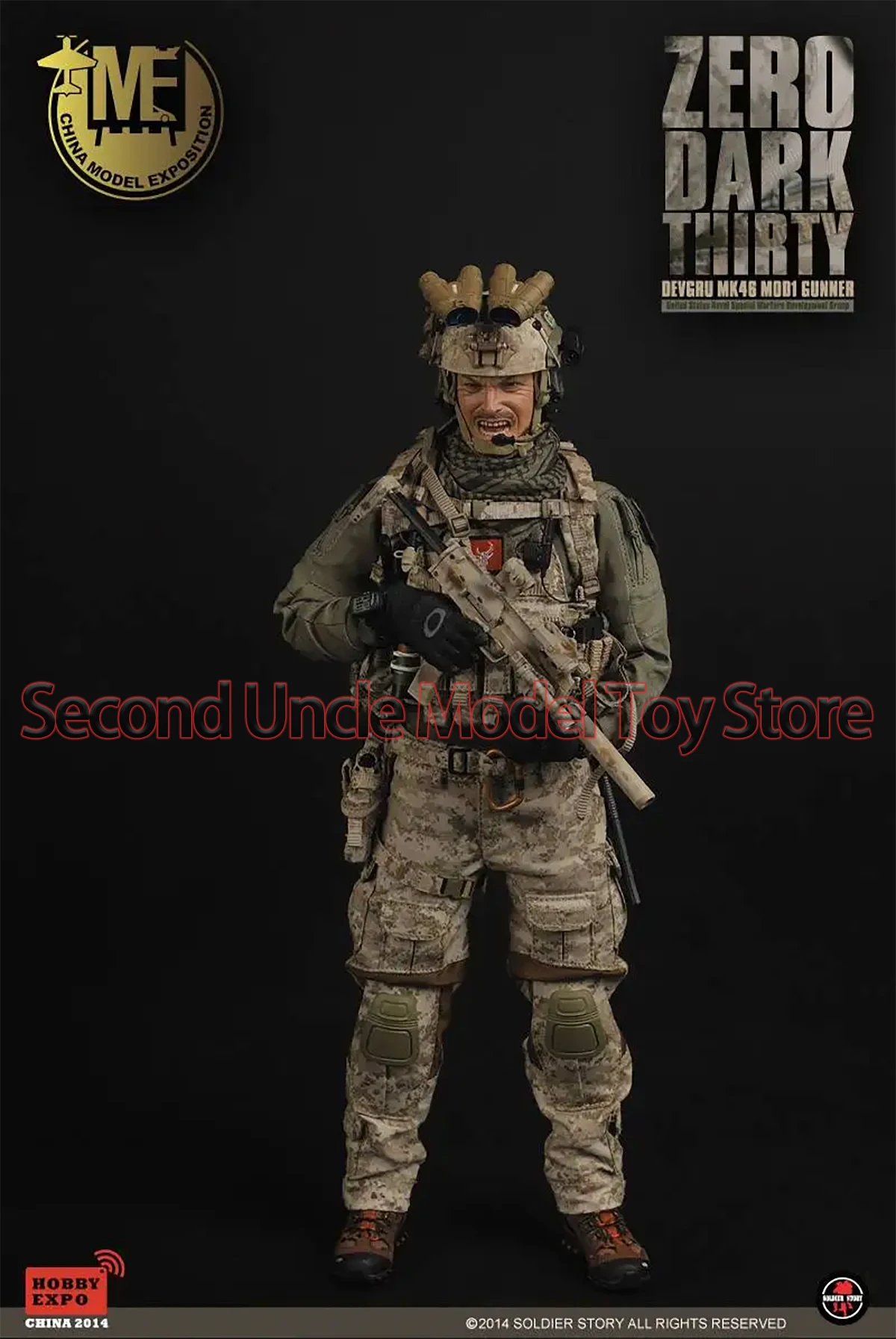 

Soldier Story SS083 1/6 ZERO DARK THIRTY US Navy SEAL MK46 MOD1 Machine Gunner Venue Edition Action Figure Model Toys in stock