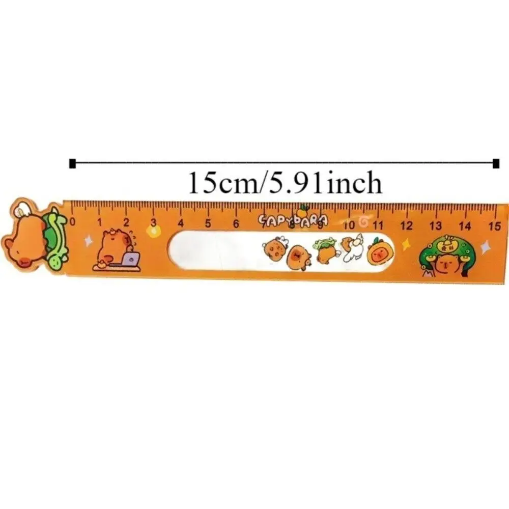 Kawaii Cartoon Straight Ruler 15cm Gift Math Drawing Ruler School Stationery Supply Drawing Measuring Tool