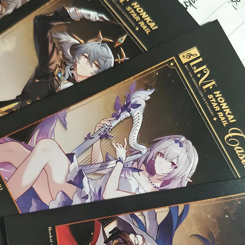 Honkai Star Rail Star Live 2025  Lomo Card  Castorice The Herta Sunday Dr. Ratio Acheron Jing Yuan Collection Small Card