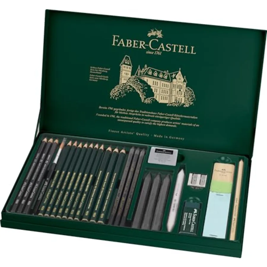26 Piece Pitt Graphite Tin Set