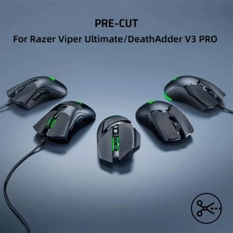 

Pro-Grade Anti-Slip Sweat-Proof Grip Tape for Razer DeathAdder V3 Pro, Gaming Mouse Sticker for Long Sessions