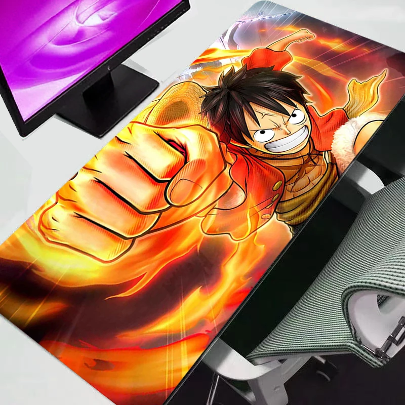 

Коврик для мыши One Piece, скоростной, для компьютера, для геймеров, для ноутбука, клавиатуры, офисного стола, аниме