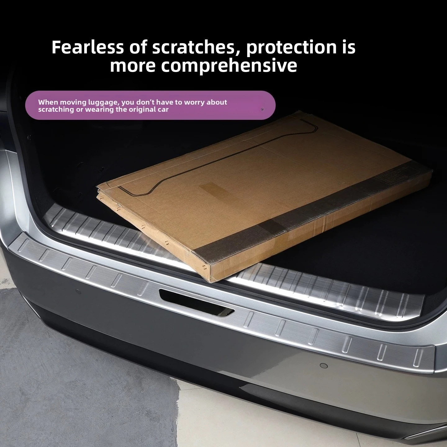 For Lexus ES300h 2026 Car Rear Trunk Sill Guards Stainless Steel Anti-scratch Tailgate Welcome Pedal Modification Accessories