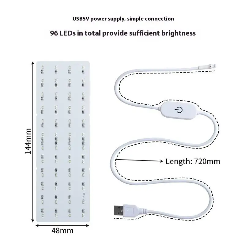 1 مجموعة LED الخلفية مجلس لمختبر بامبو لتقوم بها بنفسك ليثوفان نموذج صور ل الخيزران P1P P1S X1 X1C X1E A1 A1mini ثلاثية الأبعاد ملحقات الطابعة #4