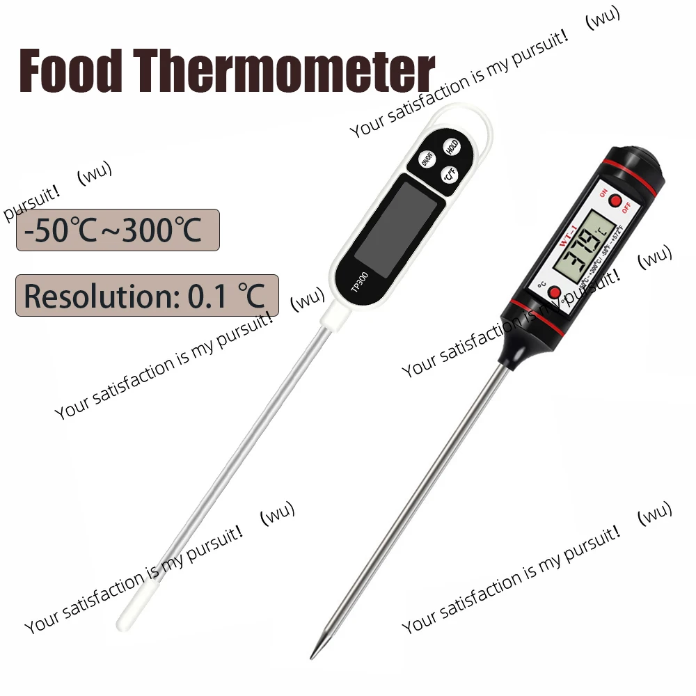 Digital Food Thermometer Electronic Kitchen Food Temperature Meter Oven Cooking Food Thermometer For Meat BBQ Milk Oil