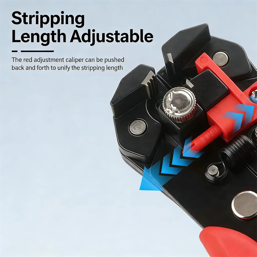 MEUYAG Professional Electrician Wire Pliers Cable Wire Stripper Cutter Crimper Automatic Crimping Stripping Tool