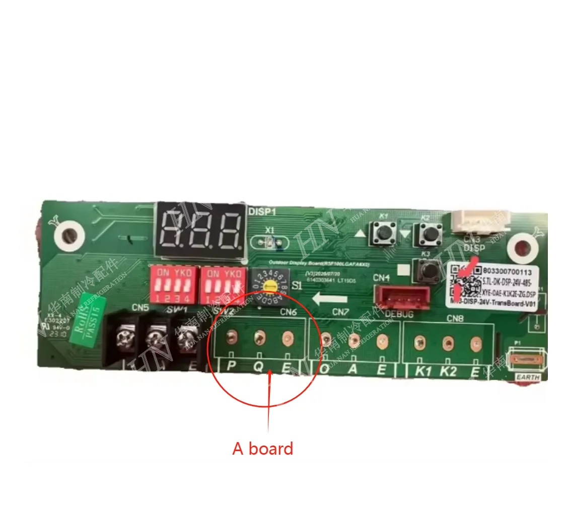 803300700113 801342000059 Ts-vh100r1-d01 Trane Wiring Display Board