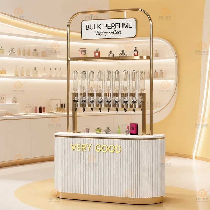 Bulk Perfume Bar Display Cabinet Quantitative Distribution Display Rack Beauty Salon Showcase Nakajima Display Cabinet Product S