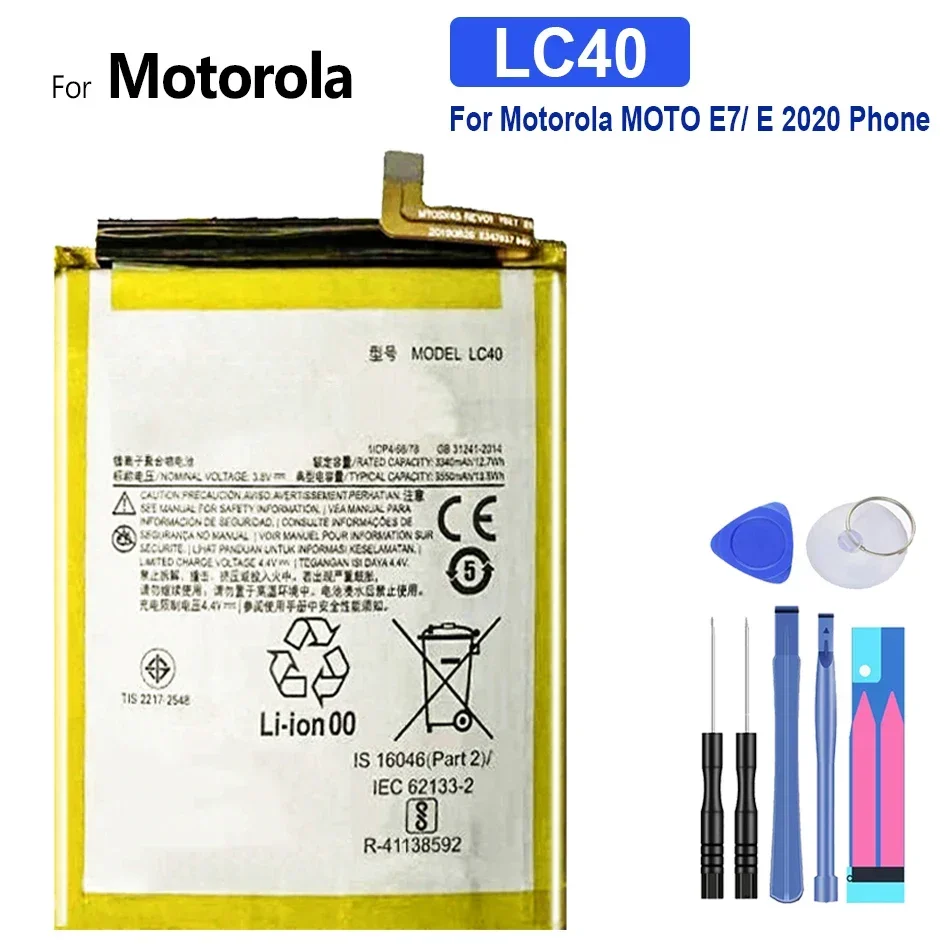 LC40 3550Mah Replacement Battery For Motorola MOTO E7/ E 2020 Phone