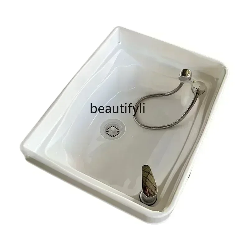 

LXThai Shampoo Chair Barber Shop Shampoo Chair Accessories Pillow Plastic Basin Flushing Bed Shampoo Basin