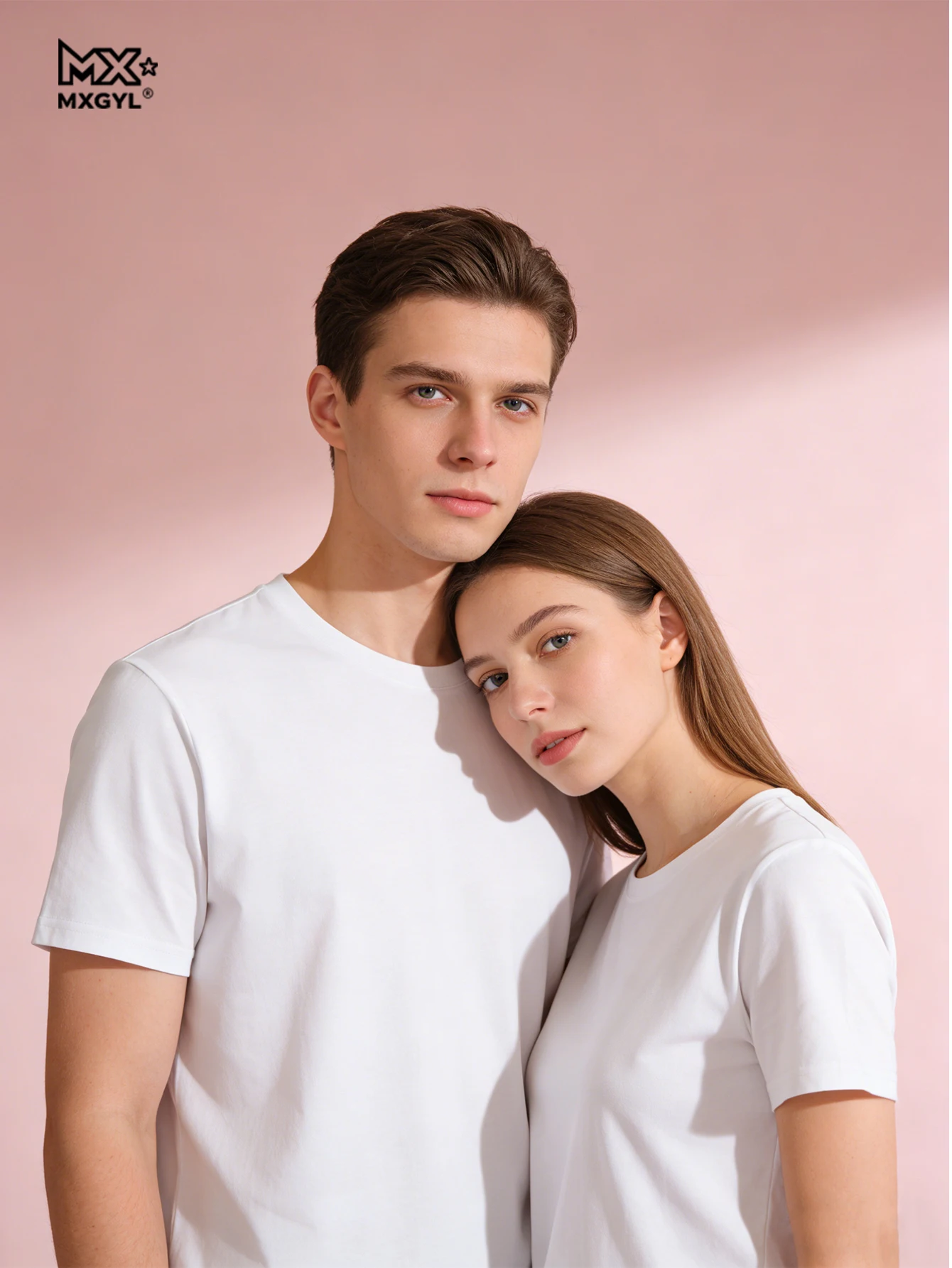 

2026 Spring Summer Couple Tops Solid Color Women T-shirts White Black Green Tshirts Women Tees Short Sleeve O'neck