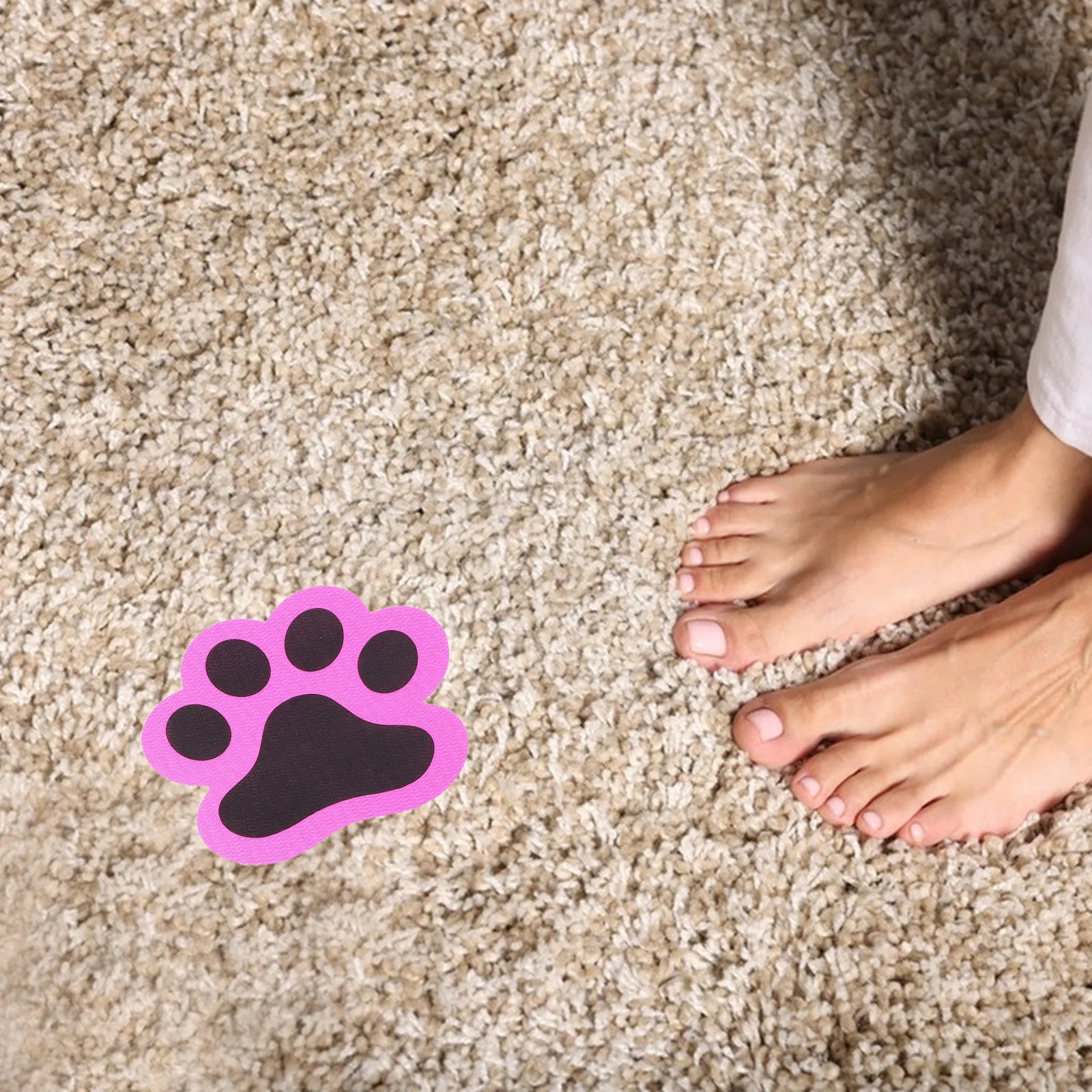 36Pcs Carpet Spot Markers Cat Paw Design Reusable Floor Dots for Classroom Rug Learning Stations Organization Teachers Supplies