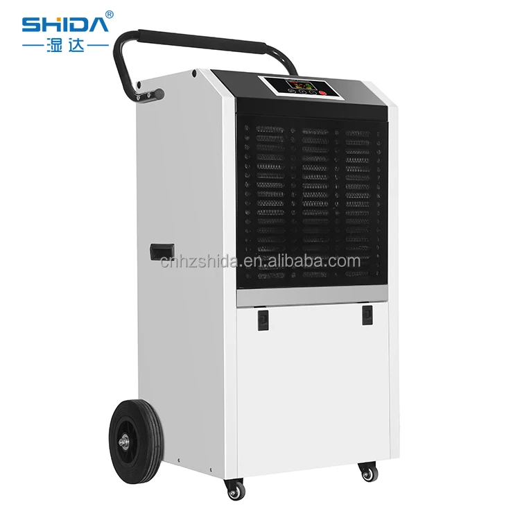 60 Liter ~ 196 Liter Commercial Floor Standing Dehumidifier for Indoor Pool, Home & ATV UTV Storage