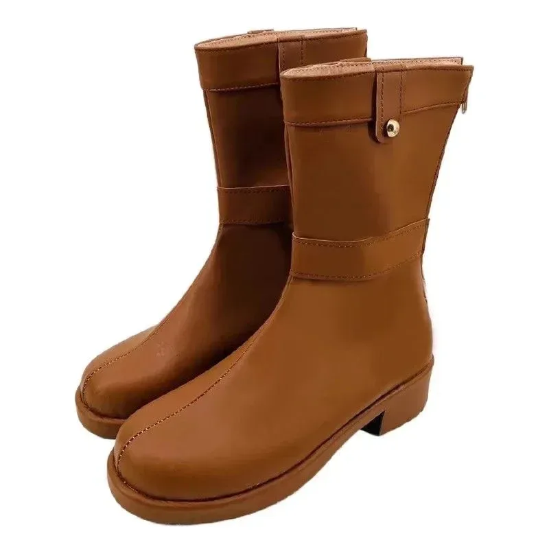 qq 123Complete suas botas sopradas! No funeral frieren cosplay sapatos bota feita sob encomenda