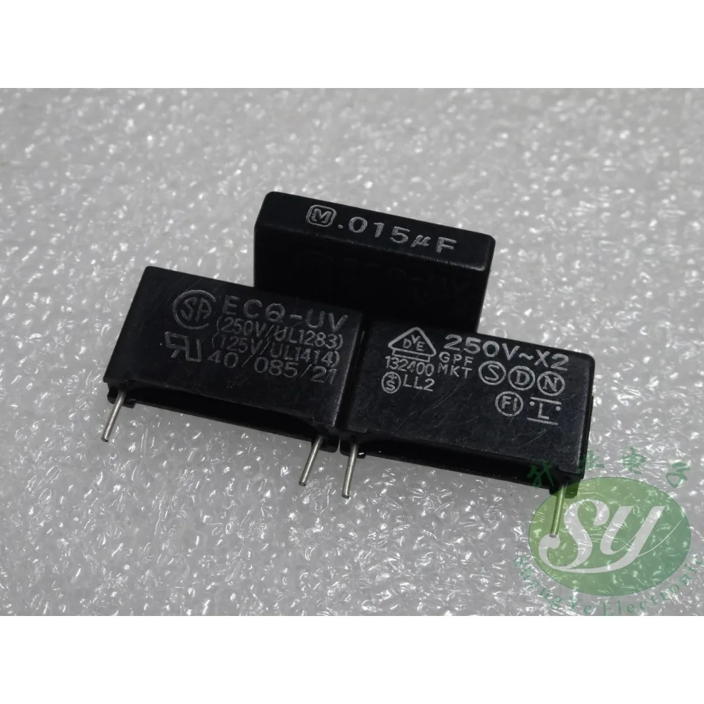

20PCS 0.015uf/250vAC 15nf 153 Brand New 15mm Film Capacitor
