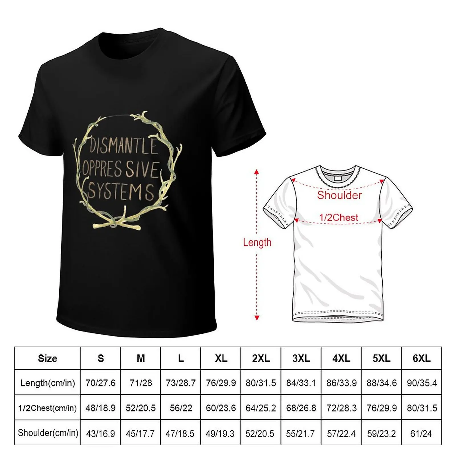 Dismantle Oppressive Systems- Variation 3 T-Shirt for a boy cute clothes vintage clothes mens vintage t shirts