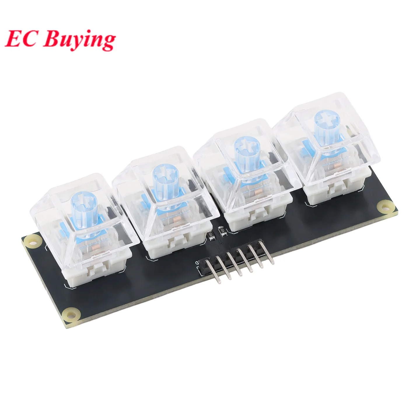 MK4 Mechanical Keyboard Module 4-Key Four Independent Triggers Output Low Level 3.3V 5V for Arduino