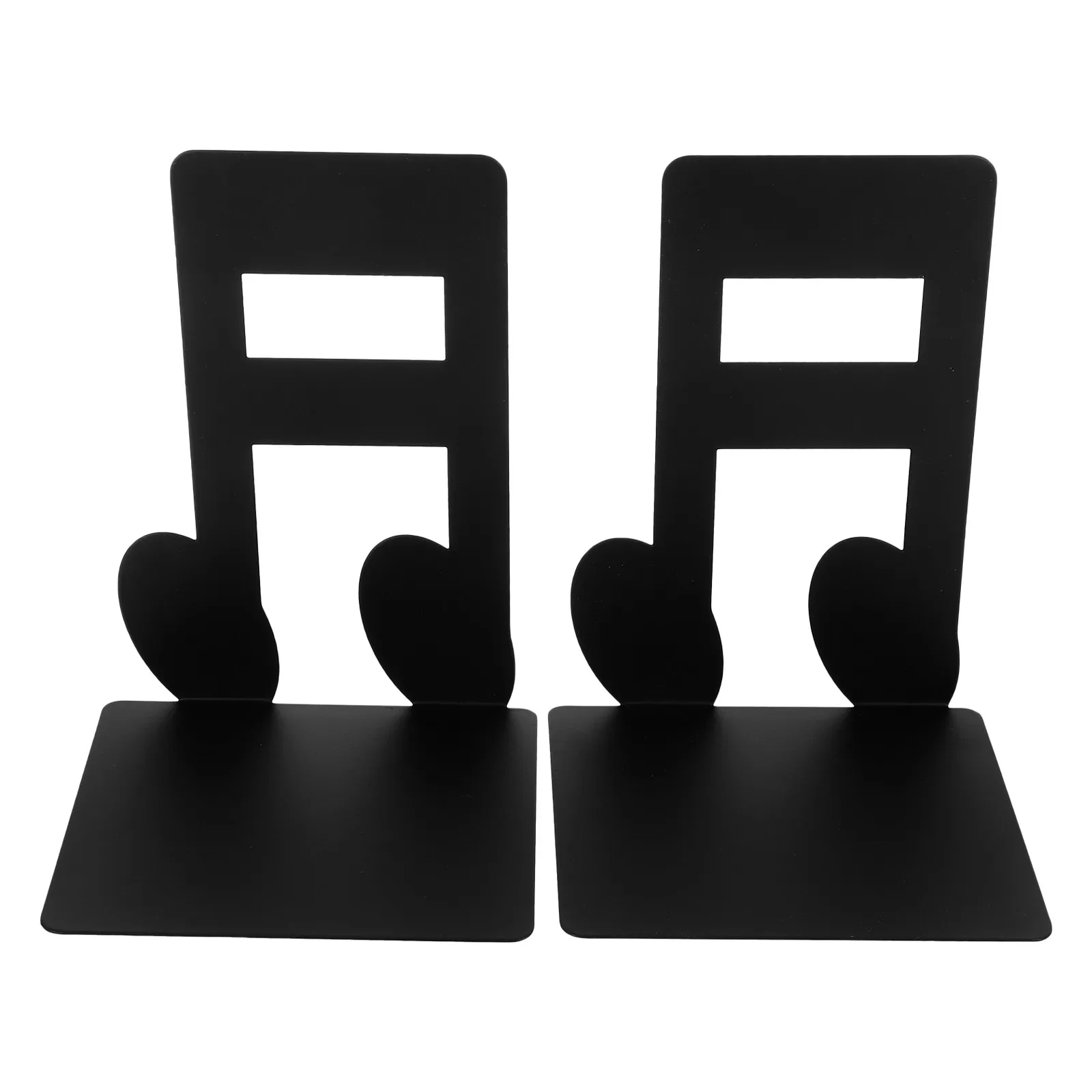 

Пара металлических подставок для книг в форме нот, полые металлические держатели для книг, органайзеры для файлов, настольные подставки для чтения, декоративные многофункциональные подставки