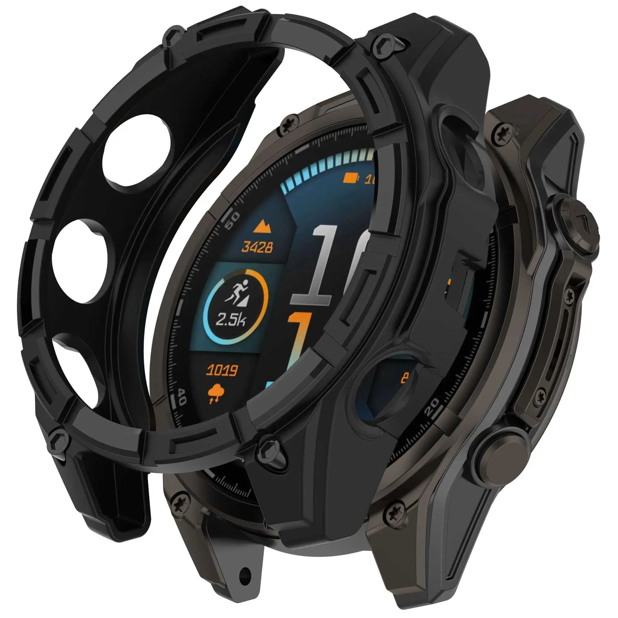 Case For Garmin Fenix 8 43mm 47mm 51mm,Anti-Scratch Protector Shell Bumper Protective Cover For Garmin Fenix 8 Watch Accessories