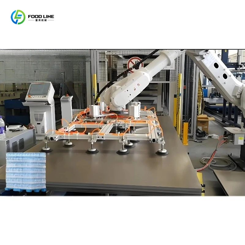 Customized High Speed Automatic Robot Palletizer Customizable Bag Carton Packaging Robotic Stacking Line