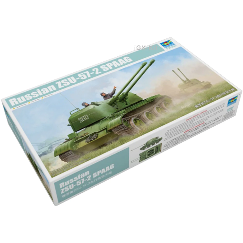 

Trumpeter 05559 1/35 русский ZSU57 ZSU-57-2 SPAAG анти-артиллерия военный подарок игрушка пластиковая сборка набор для моделирования