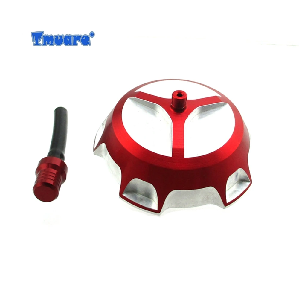 Tmuare CNC الألومنيوم خزان الوقود الغاز غطاء تغليف ل 50cc 70cc 90cc 110cc 125cc 140cc 150cc 160cc CRF50 XR50 حفرة الترابية دراجة