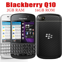 Original Unlocked BlackBerry Q10 (-1-3-5) Cell Phone 2GB RAM 16GB ROM 8MP Mobile Camera QWERTY Keyboard Smartphone Bar Bluetooth