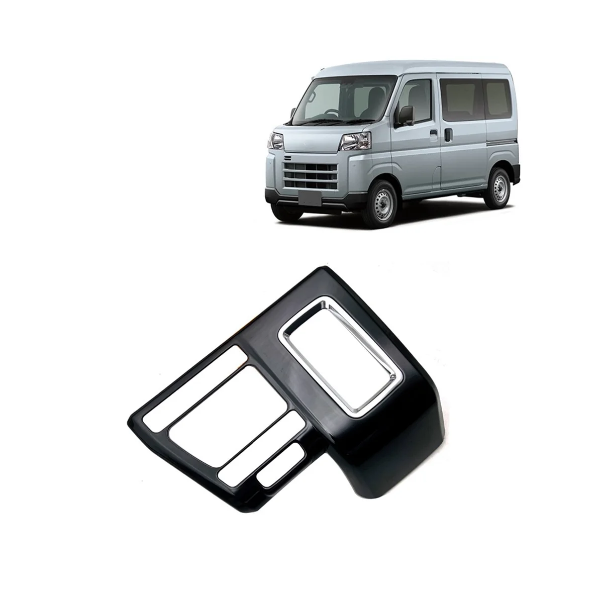 Car Central Gear Shift Panel Cover Trim Decal for Daihatsu HIJET CARGO 2022 RHD Interior Accessories