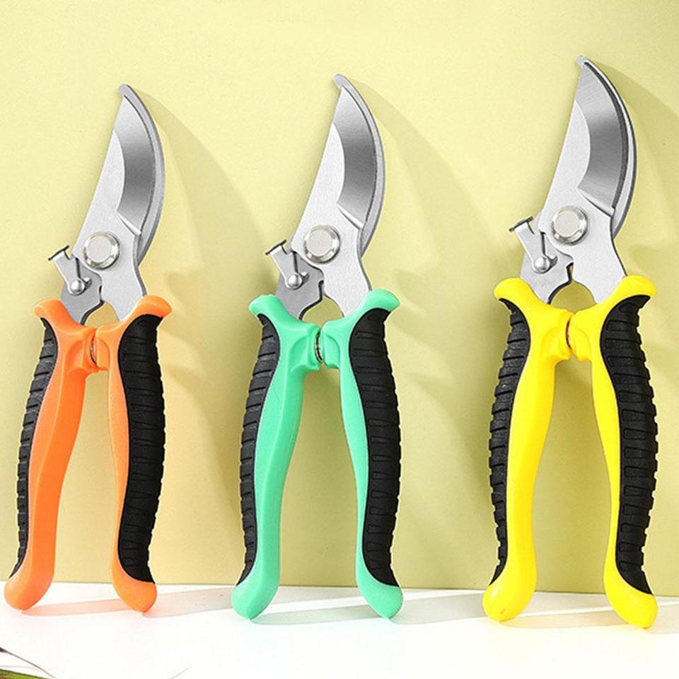  Stainless Steel Professional Gardening Shears Pruning branches Fruit trees Flowers Household Pruning Tools Shears 
