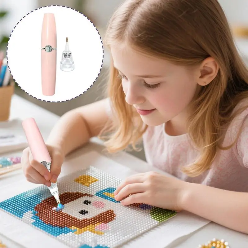 Electric Gem Painting Pen Vacuum Gem Art Painting Pen Kits Automatic Suction Craft Tool With Adjustable Modes For Women Men Kids