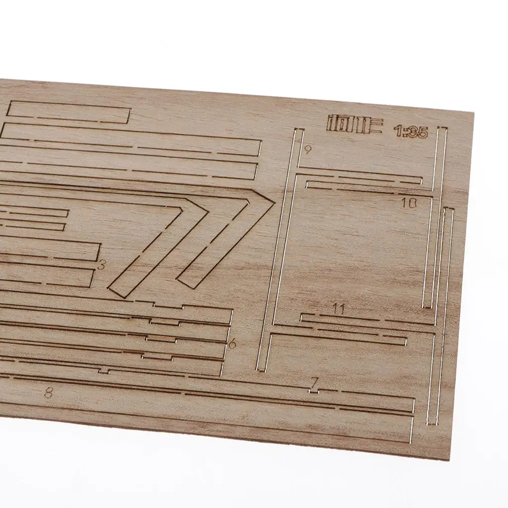 1/35 مقياس خزان جسر خشبي نموذج أطقم المشهد تخطيط المشهد