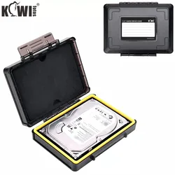 Portable Hard Drive Case Holder Organizer Protection Bag for 3.5 Inch Hard Drive Shockproof Dustproof Durable Hard Storage Box