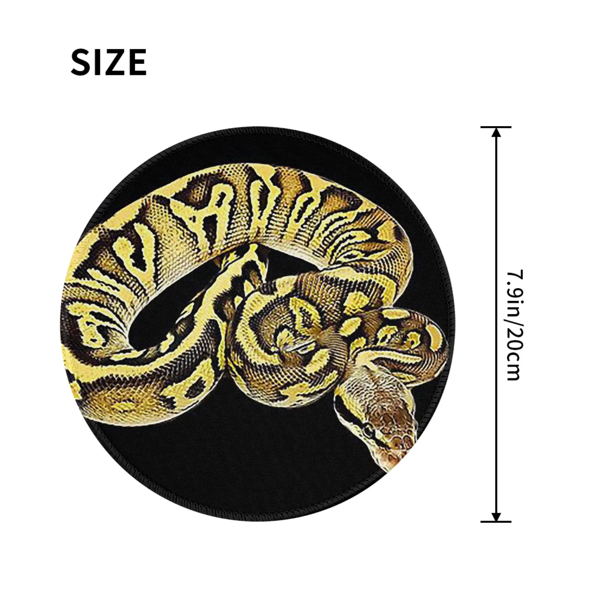 Ball Python pastel leopard Mouse Pad Computer Keyboard Mouse Mat Gaming PC Laptop Desk Mat Office Accessories Table Mats