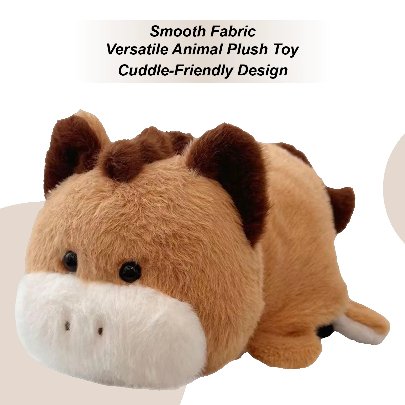 

Stuffed Animal Cow 13.7-inch Reversible Soft Doll Horse to Cow Plush Toys for Kids for Kids Girls Boys Girlfriend Valentines