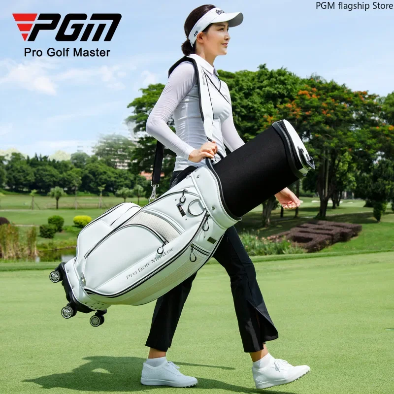 PGM Golf Bag Women's Retractable Waterproof Standard Bag Portable Travel Club Bag QB136