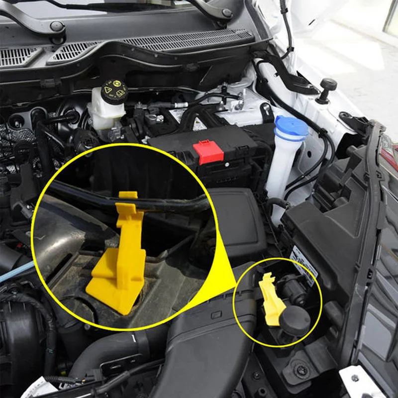 Presilha de Retenção do Suporte do Capô para Ford Fiesta Transit Connect - Fixador de Reposição para Haste de Suporte Automotiva