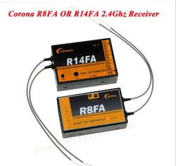 Corona R8FA/ R14FA RC Model Receiver FUTABA 2.4Ghz  FASST Compatible Receiver  For 10C 12FG 14SG 16SZ 18SZ -