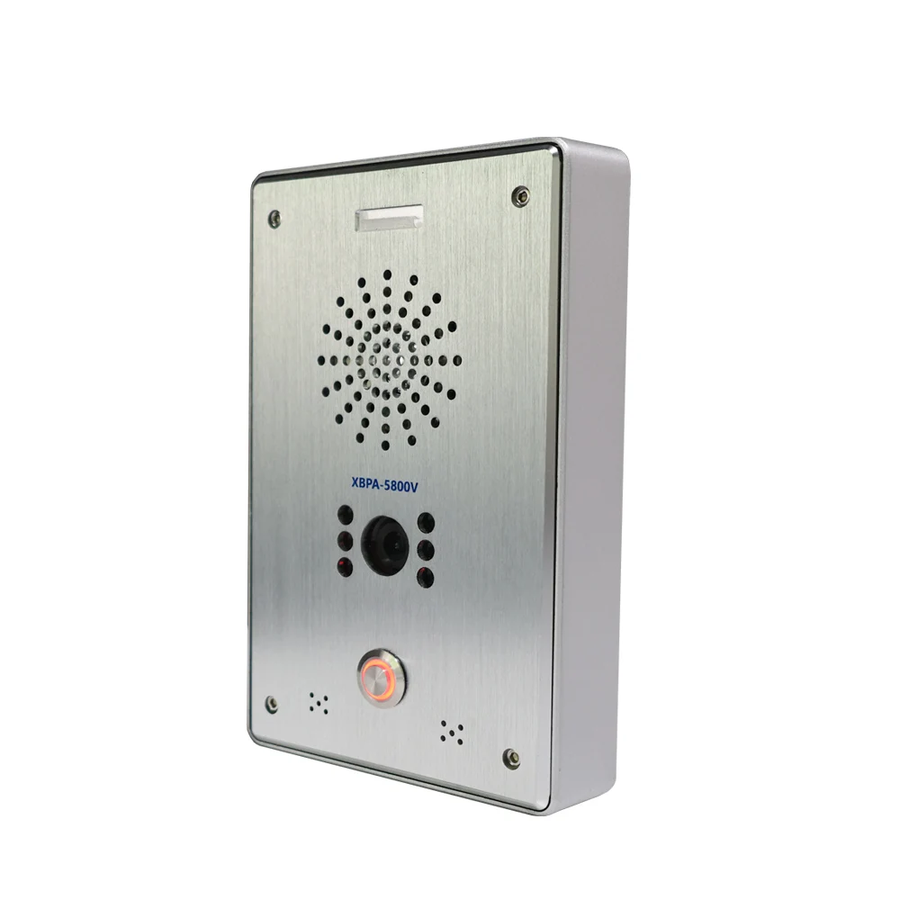 ميكروفون IP/SIP/VOIP نظام الاتصال الداخلي مع جهاز محطة الصوت والفيديو هاتف باب الفيديو #5