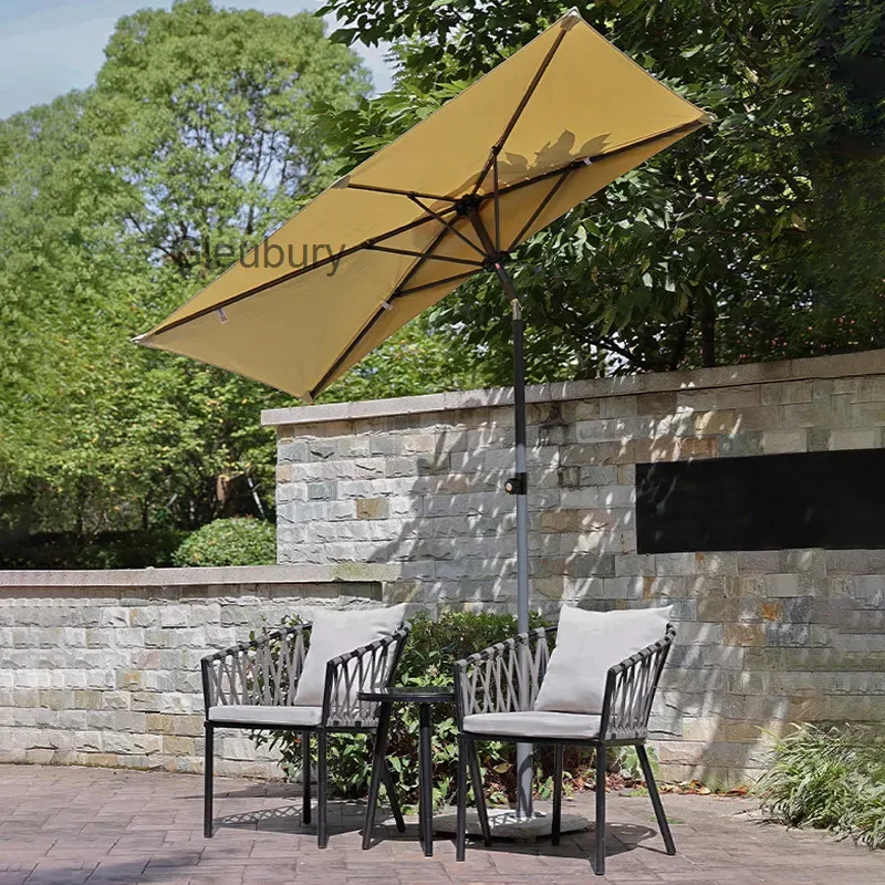 Outdoor Oblique Crooked Umbrella Reflects Superior Standards Patio Umbrella Sleek Durable Outdoor Furniture Marktschirm XY40OU