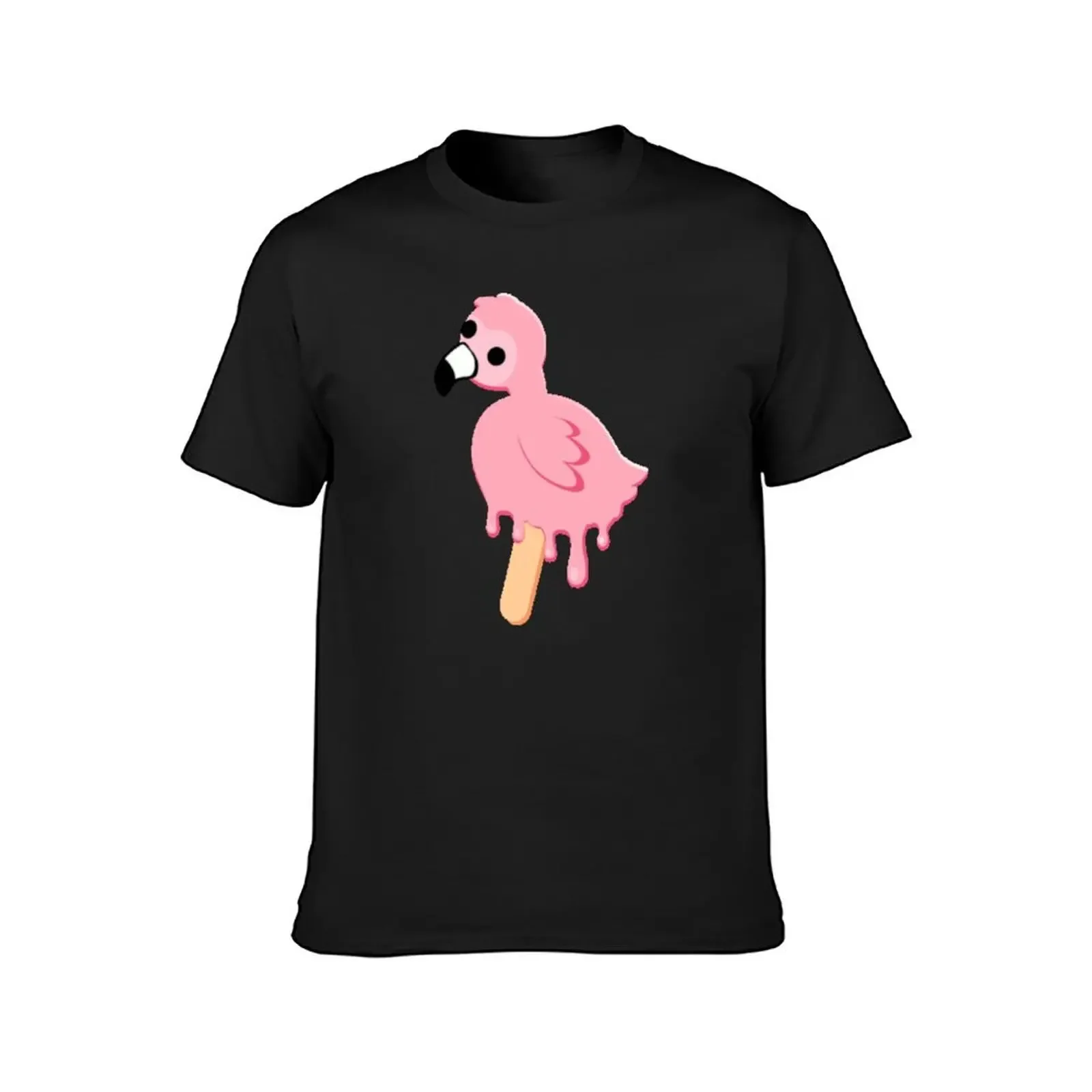 Flamingo Bird Popsicle T-Shirt kawaii clothes graphic shirts plus sizes sports fans t shirt for men