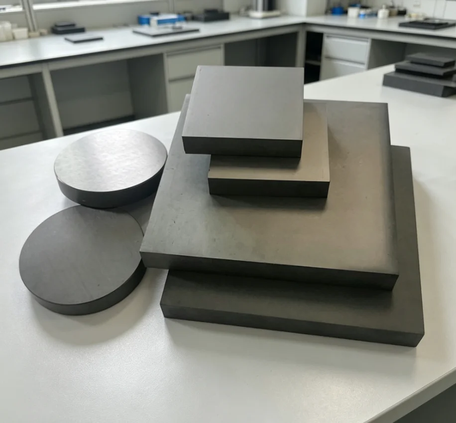 

Pressureless Sintered SiC Ceramic Plates Custom Square Wear Proof Bullet Resistant