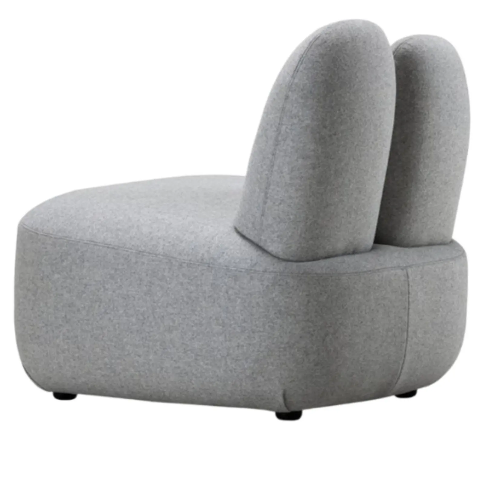 

Детский диван-кресло в форме кролика с ушками на спинке, миниатюрное мягкое кресло с вышивкой, удобное, для игровой комнаты, детской.