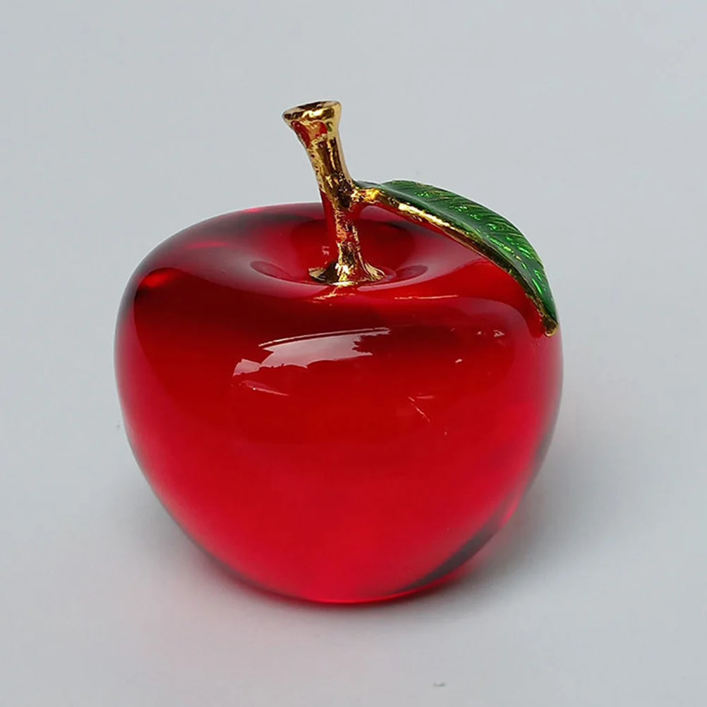 

2Pcs Crystal Decor Creative Craft Home Crystal Crafts Tabletop Ornament Christmas Wedding Party Gift Desktop Decor