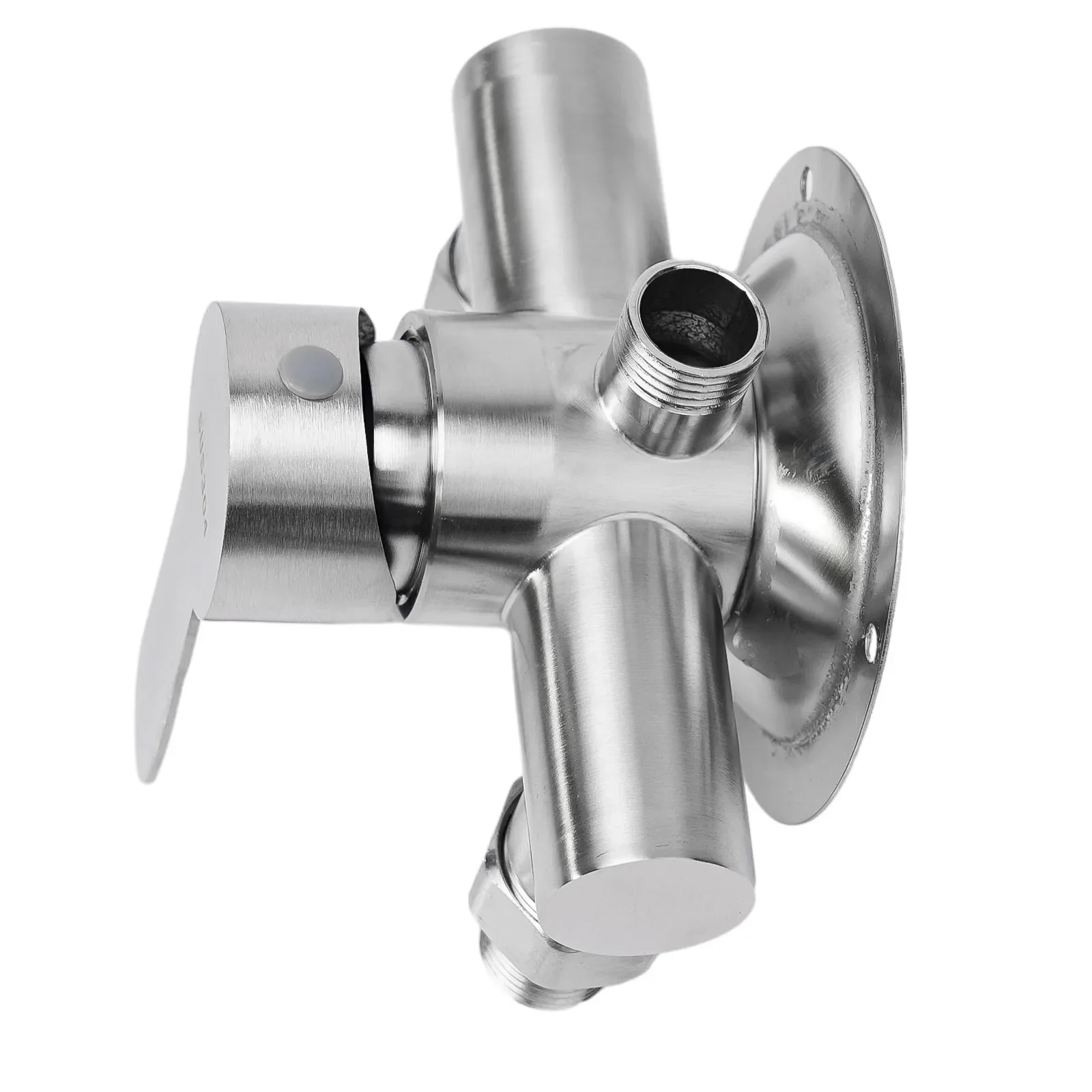 304 Stainless Steel Brushed Bathtub Faucet Bathroom Mixer Solar Water Heater Mixing Valve Hot And Cold Taps Wall Mounted