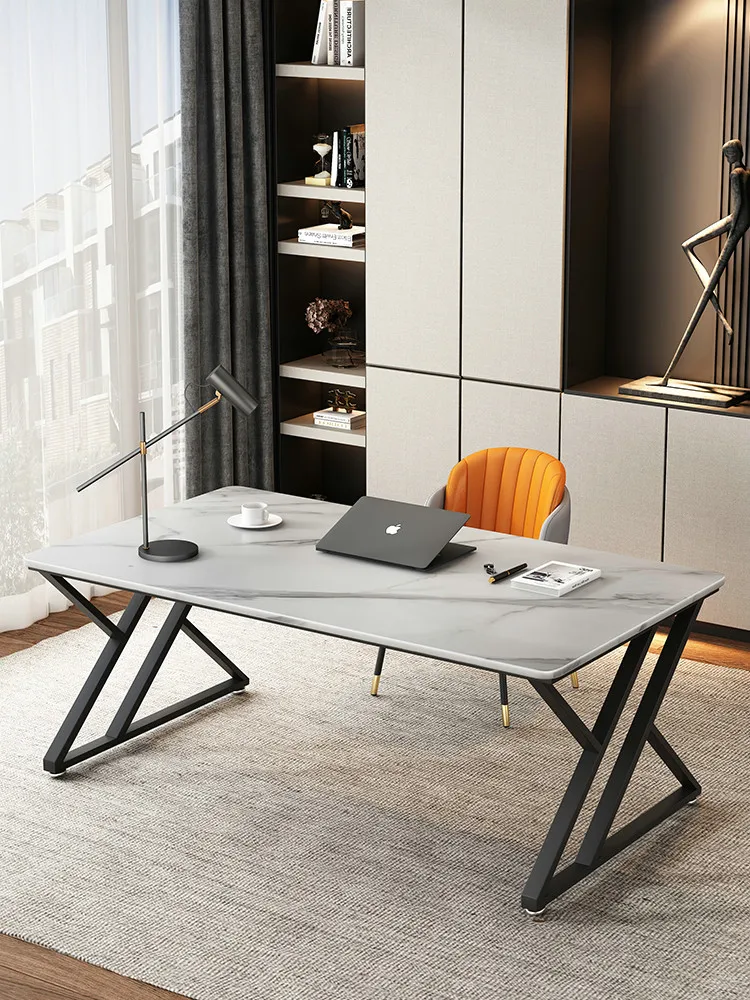 Light luxury slate computer desktop desk bedroom home student small apartment modern simple office